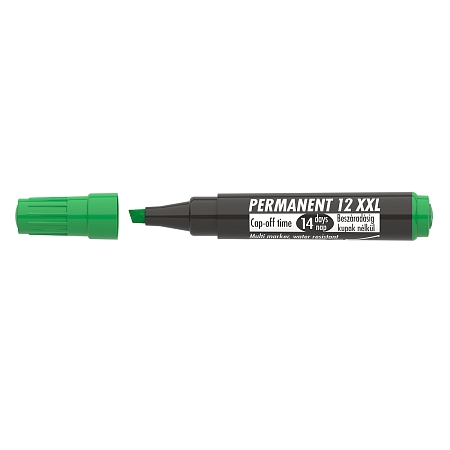 Permanentní popisovač ICO 12 XXL, zelený, 1-4 mm